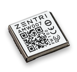 AMW007 The Silicon Labs AMW007 is a Wi-Fi module featuring a UART interface for easy integration. It can connect to existing Wi-Fi networks or act as an access point.