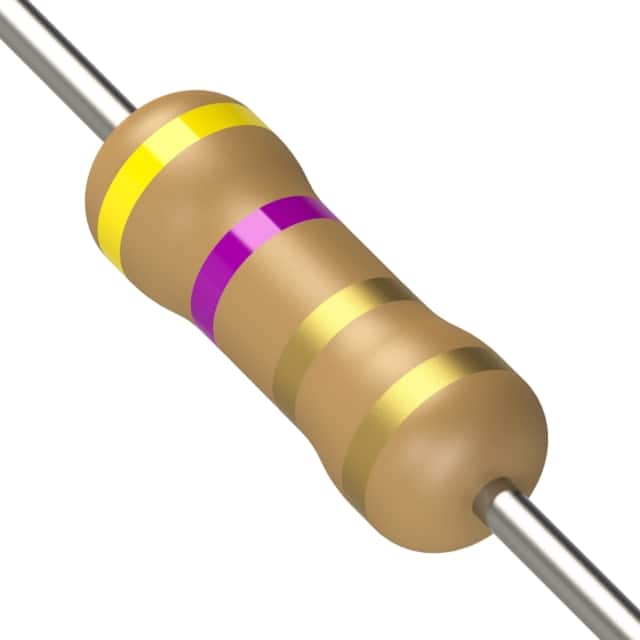 CF1/2CT52R4R7J RES 4.7 OHM 5% 1/2W AXIAL
