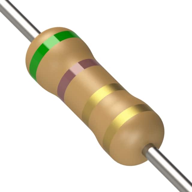 CF1/2CT52R5R1J RES 5.1 OHM 5% 1/2W AXIAL