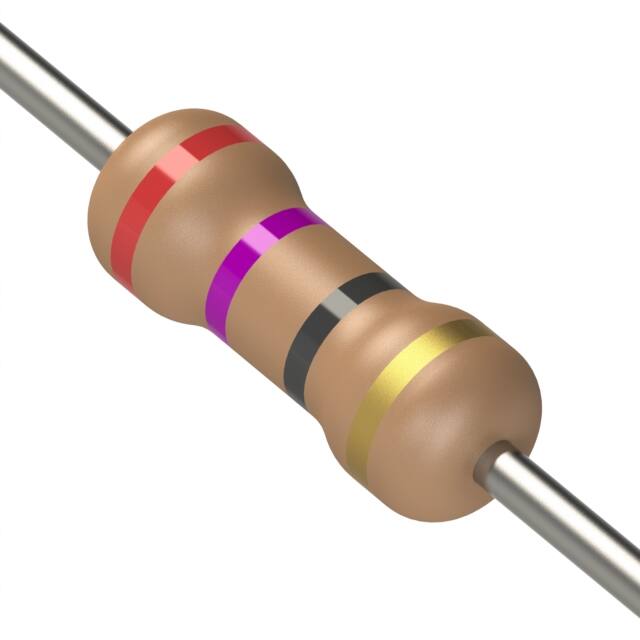CF1/4CT52R270J RES 27 OHM 5% 1/4W AXIAL