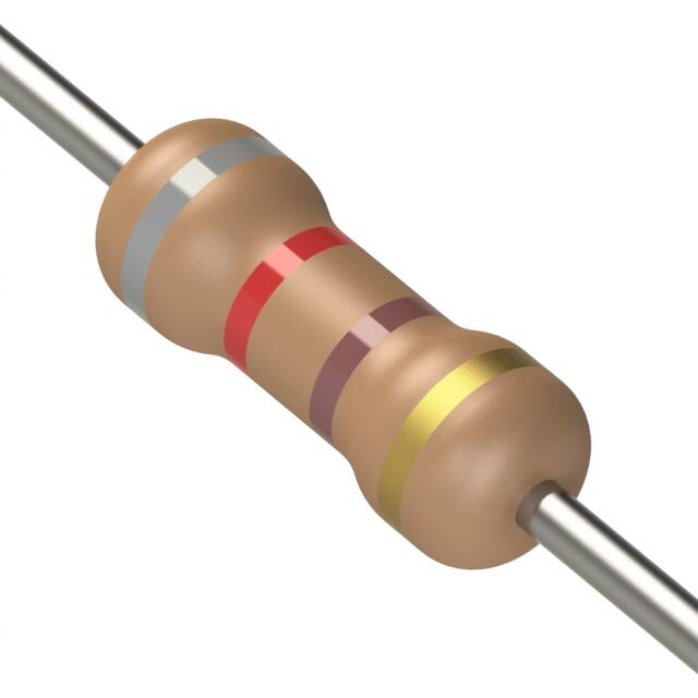 CF1/4CT52R821J RES 820 OHM 5% 1/4W AXIAL