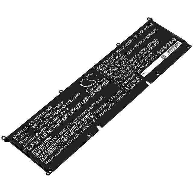 ALIENWARE M15 R3 P87F BATTERY Replacement for Dell Alienware M