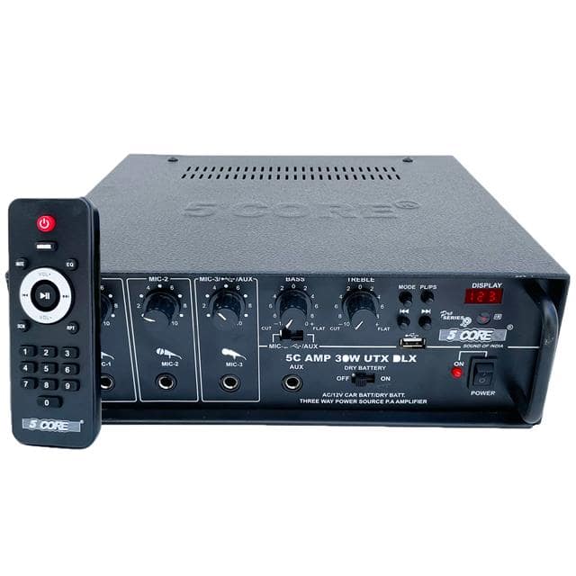 AMP 30W-UTX-DLX Amplifier Dual Channel 30W RMS