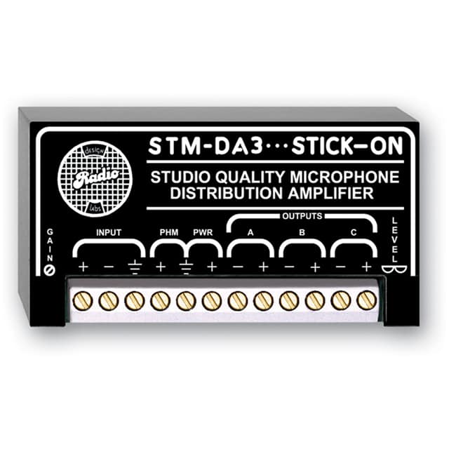 RDL STM-DA3 MIC LEVEL DISTRIBUTION AMPLIFIER