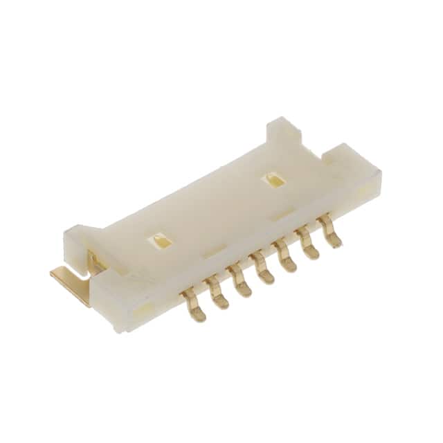 125SH-G-07-TR-SMT-T/R CONN HDR SMD R/A 7POS 1.25MM