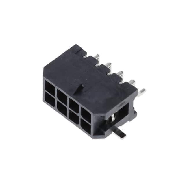 DML-08-A-H-T-A-TSMT-T/R CONN HEADER SMD R/A 8POS 3MM