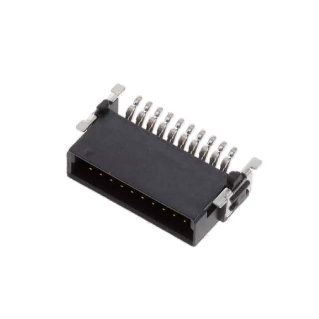 ESMC-M-20-SGR-SMT-T/R CONN HEADER R/A SMT 20POS 1.27MM
