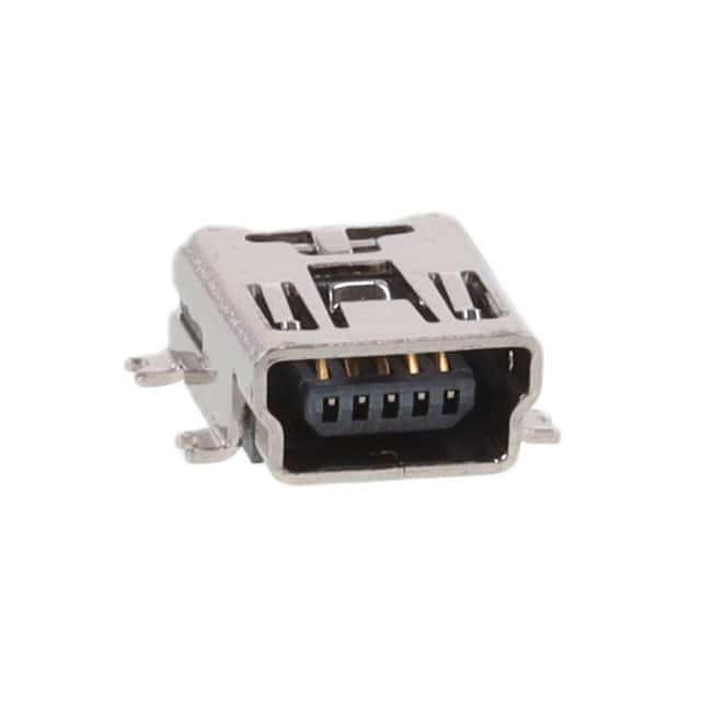 MUSB-B5-S-RA-SMT-PP-T/R MINI USB, TYPE B, RIGHT ANGLE, S