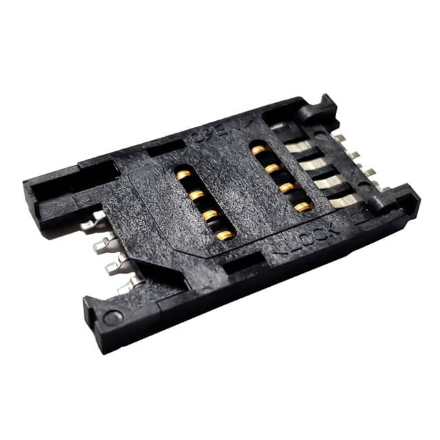 SCC-A3-08-SG-HC-T/R SIM CARD 8POS CONNECTOR