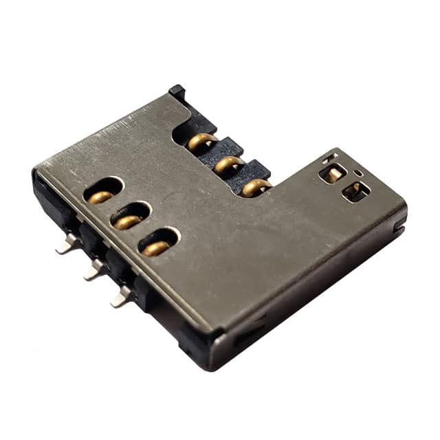 SCC-K-06-SGM-SMT-B-T/R SIM CARD 6POS CONNECTOR