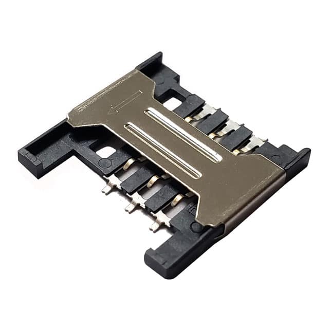 SCC-Q1-06-G-SMT-T/R SIM CARD 6POS CONNECTOR