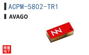 ACPM-5802-TR1 The Avago Technologies ACPM-5802-TR1 is a surface-mount RF amplifier designed for UMTS applications. It operates within the 1.85GHz to 1.91GHz frequency range.