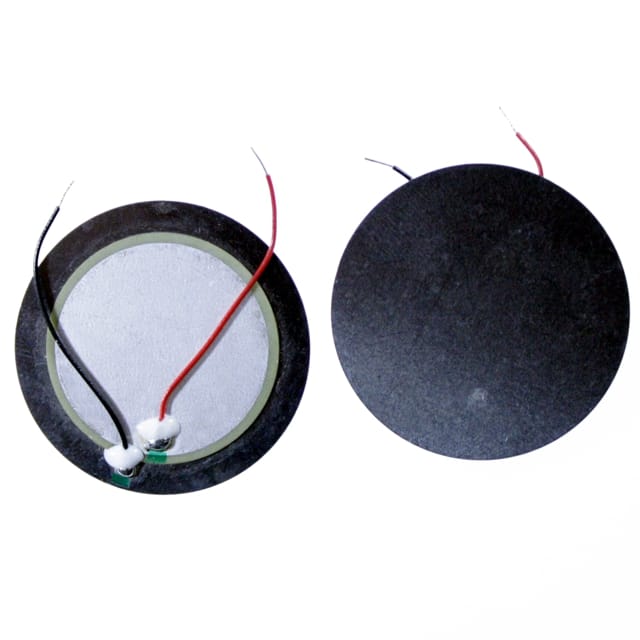 FT-32G-2.9A1W035 SS304 32MM PIEZO DISC,  W/ WIRE