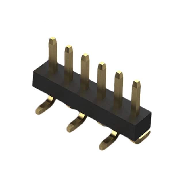 BC032-06-A-2-0200-0200-L-B 6POS 1.0MM PITCH PIN HEADER, TYP