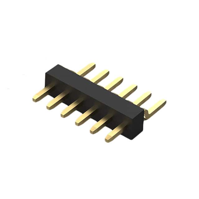 BC034-06-A-V-0150-L-C 6POS 1.0MM PITCH HEADER, SIL, SM
