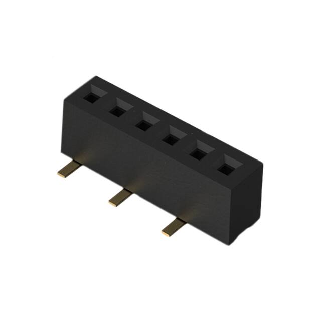 BC070-06-A-1-L-C 6POS 1.0MM PITCH SOCKET, SIL, SM