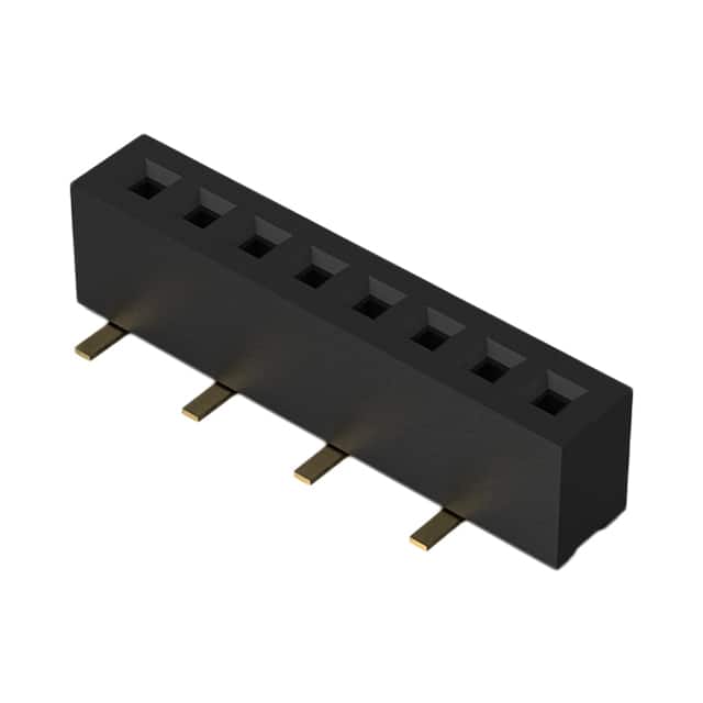 BC070-08-A-1-L-C 8POS 1.0MM PITCH SOCKET, SIL, SM