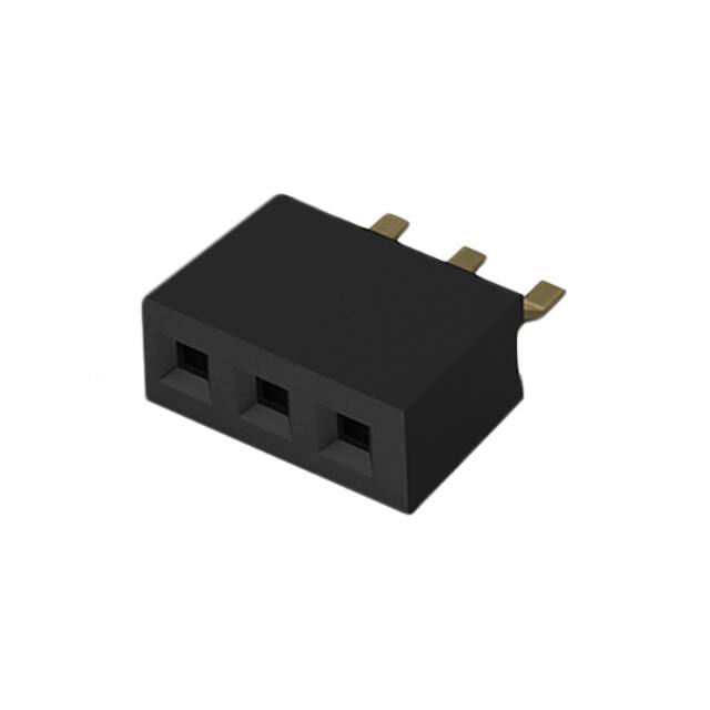 BC075-03-A-L-A 3POS 1.0MM PITCH SOCKET, SIL, SM