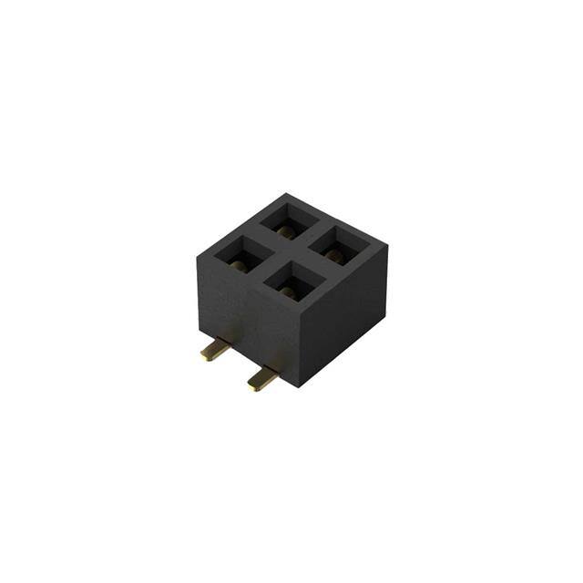 BF080-04-A-0-L-C 4POS, 2MM PITCH SOCKET, DIL, SMT