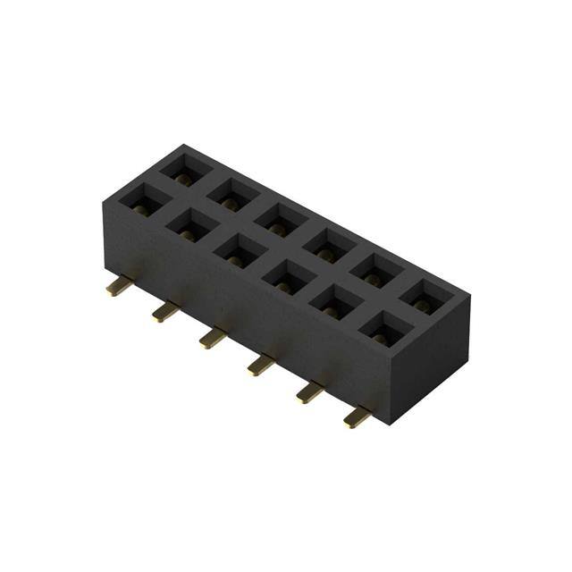 BF080-12-A-0-L-C 12POS, 2MM PITCH SOCKET, DIL, SM
