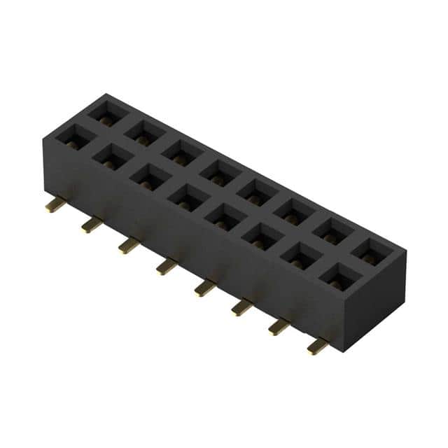 BF080-16-A-0-L-C 16POS, 2MM PITCH SOCKET, DIL, SM