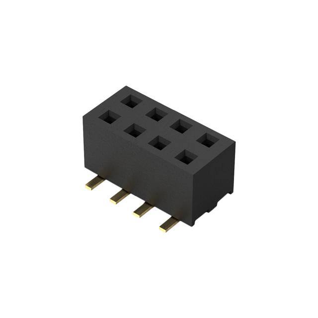 BF100-08-A-C-1-0625-L-C 8POS, 2MM PITCH SOCKET, DIL, SMT