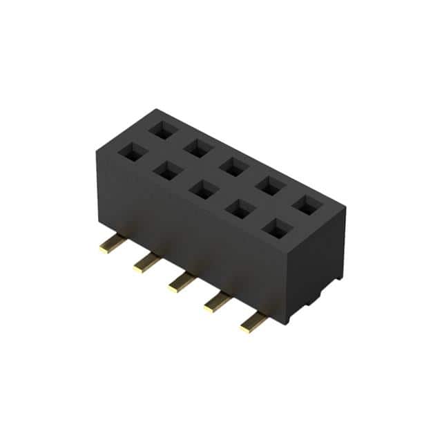 BF100-10-A-D-0-0640-L-C 10POS, 2MM PITCH SOCKET, DIL, SM