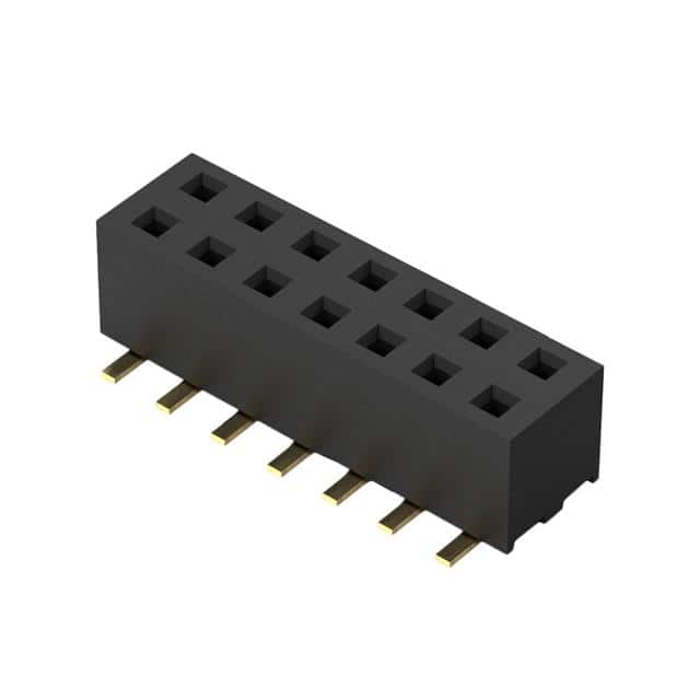 BF100-14-A-C-0-0625-N-D 14W, 2MM PITCH SOCKET, DIL, SMT,