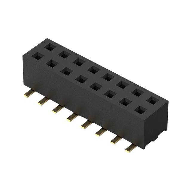 BF100-16-A-C-0-0625-N-D 16W, 2MM PITCH SOCKET, DIL, SMT,