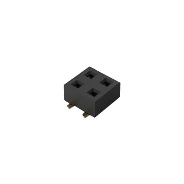BF121-04-A-0-L-C 4POS, 2MM PITCH SOCKET, DIL, SMT