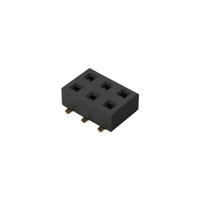 BF121-06-A-0-L-C 6POS, 2MM PITCH SOCKET, DIL, SMT