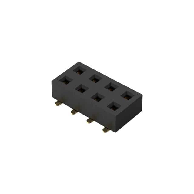 BF121-08-A-1-L-C 8POS, 2MM PITCH SOCKET, DIL, SMT