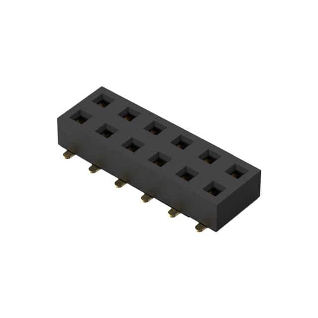 BF121-12-A-0-L-C 12POS, 2MM PITCH SOCKET, DIL, SM