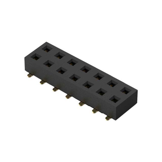 BF121-14-A-0-L-C 14POS, 2MM PITCH SOCKET, DIL, SM