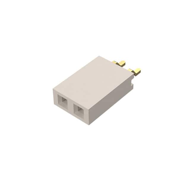 BG300-02-A-L-A 2W, 2.54MM PTH SOCKET, SIL, SMT,