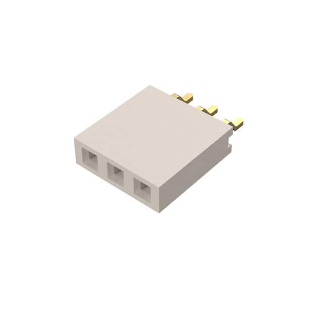 BG300-03-A-L-A 3W, 2.54MM PTH SOCKET, SIL, SMT,