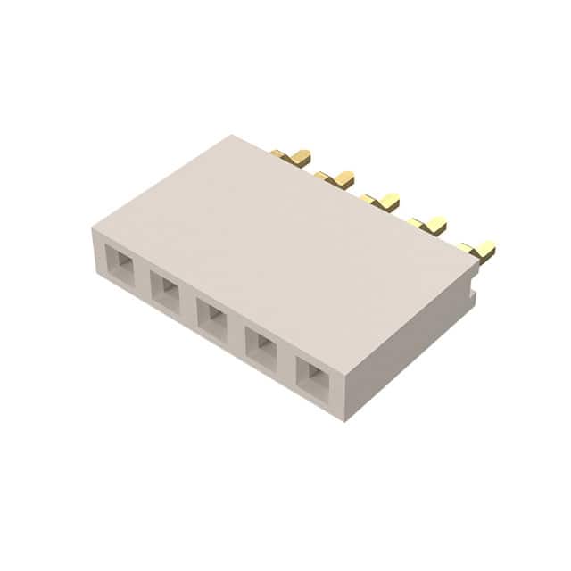 BG300-05-A-L-A 5W, 2.54MM PTH SOCKET, SIL, SMT,