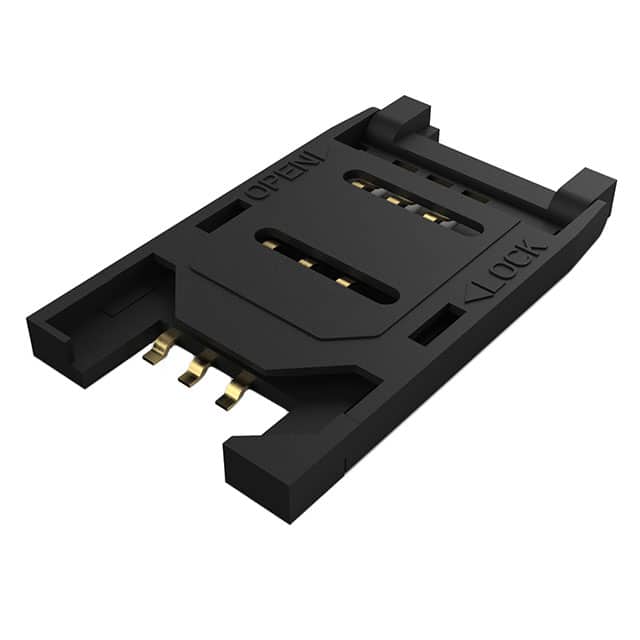 SIM5060-6-0-26-00-A MINI SIM HINGED, 6P, SMT, 2.6MM