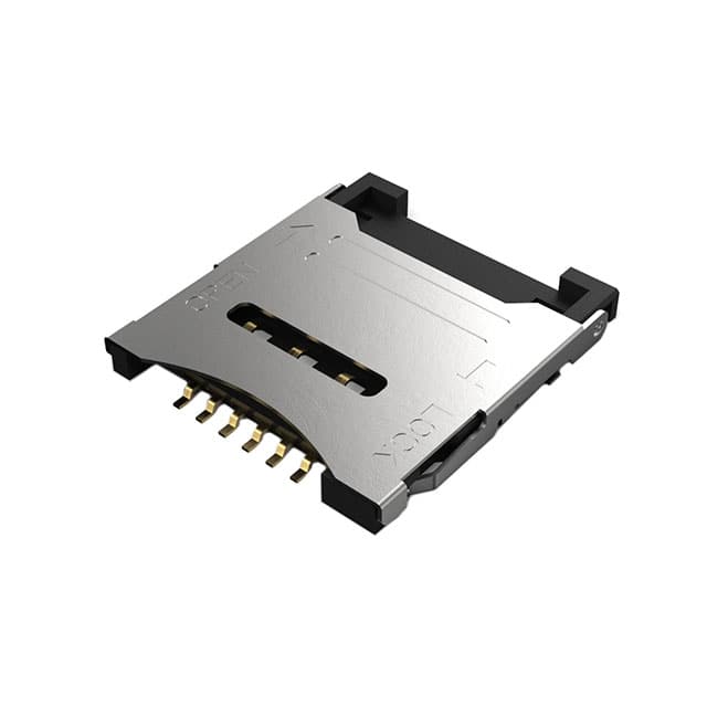 SIM7200-6-0-18-00-A MICRO SIM HINGED, 6P, SMT , 1.75