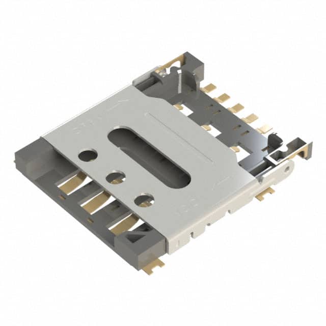 SIM8060-6-1-14-00-A CONN SIM NANO HINGED 6P W/SWITCH