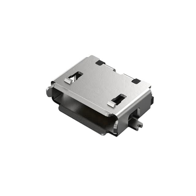 USB3085-30-A MICRO A/B SKT, BOTTOM-SMT, R/A,