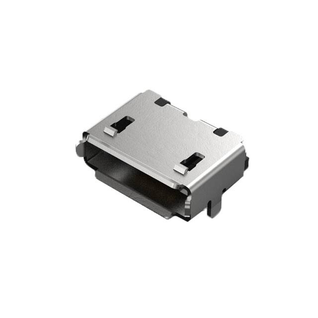 USB3090-30-A MICRO A/B SKT,BOTTOM-SMT, R/A, 3