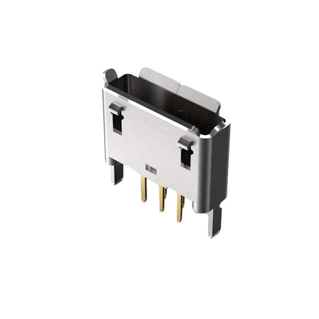 USB3106-30-0230-A MICRO A/B SKT, VERTICAL, TH, 30"