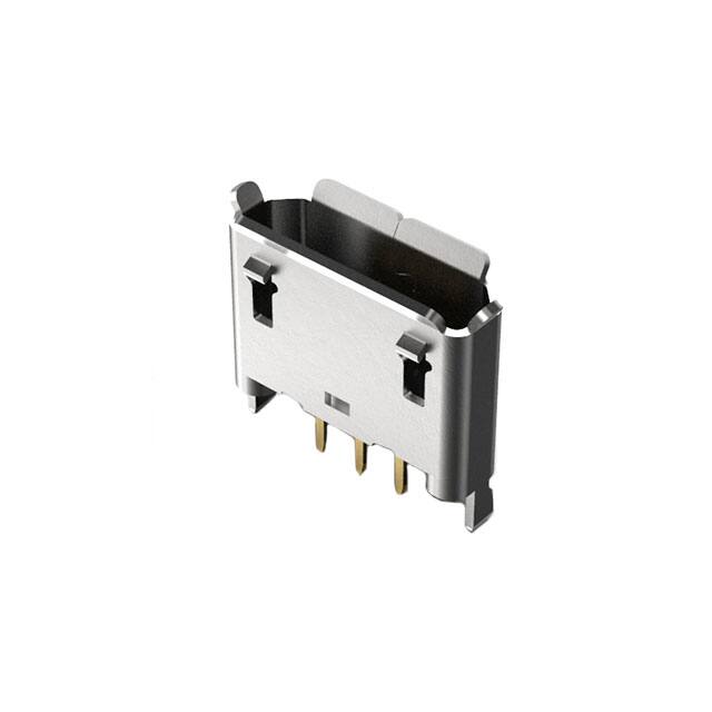 USB3130-30-A MICRO B SKT, VERTICAL, TH, 30",