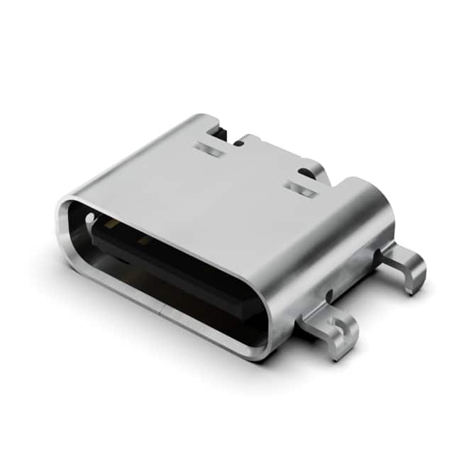 USB4500-03-0-A USB C REC 16P, 3U" MID MNT 0.8MM