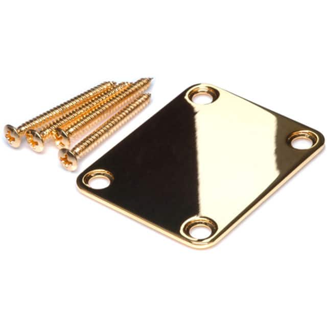 099-1447-200 STRAT/TELE 4 BOLT GLD NECK PLATE