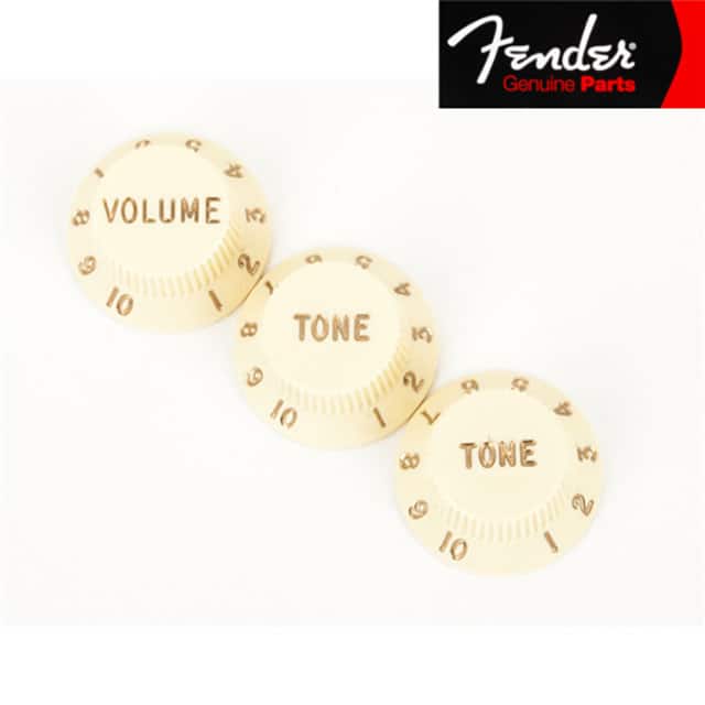 991369000 STRATOCASTER KNOBS  AGED WHT