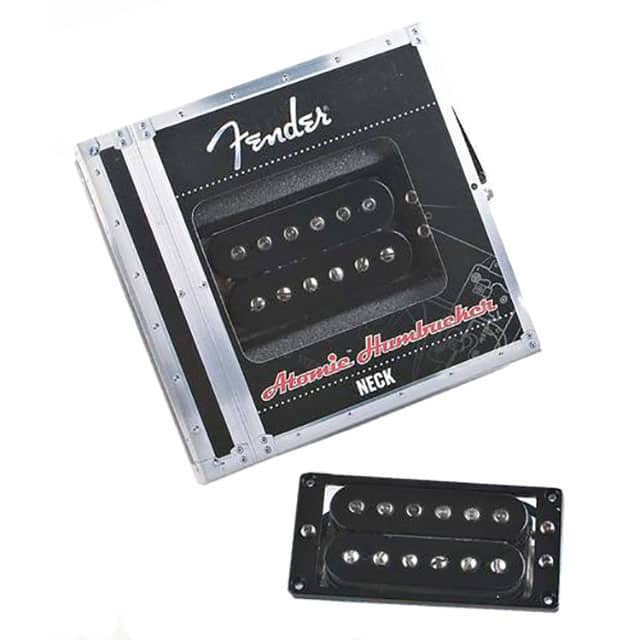 PU-2124-WHITE FA ATOMIC HUMBUCKER BRDG WHT