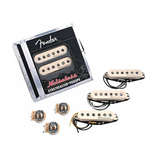 099-2115-000 NOISELESS PICKUPS (SET OF 3) WHT