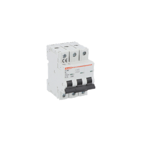 P1MB3PC40 The Lovato Electric P1MB3PC40 is a 3-pole miniature circuit breaker with a 40A current rating and a C tripping curve. It is designed for DIN rail mounting.
